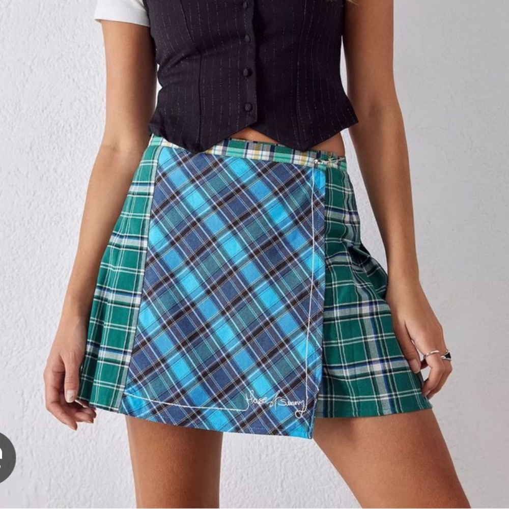 House of Sunny Victoria Plaid Mini Skirt / Kilt